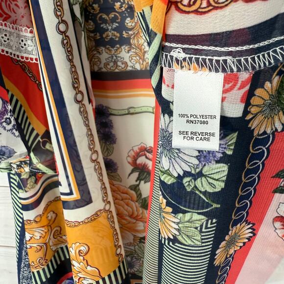 Cato Women's Kimono Sheer Coverup Women's Size Large C‎ Est 1946 - Picture 5 of 7